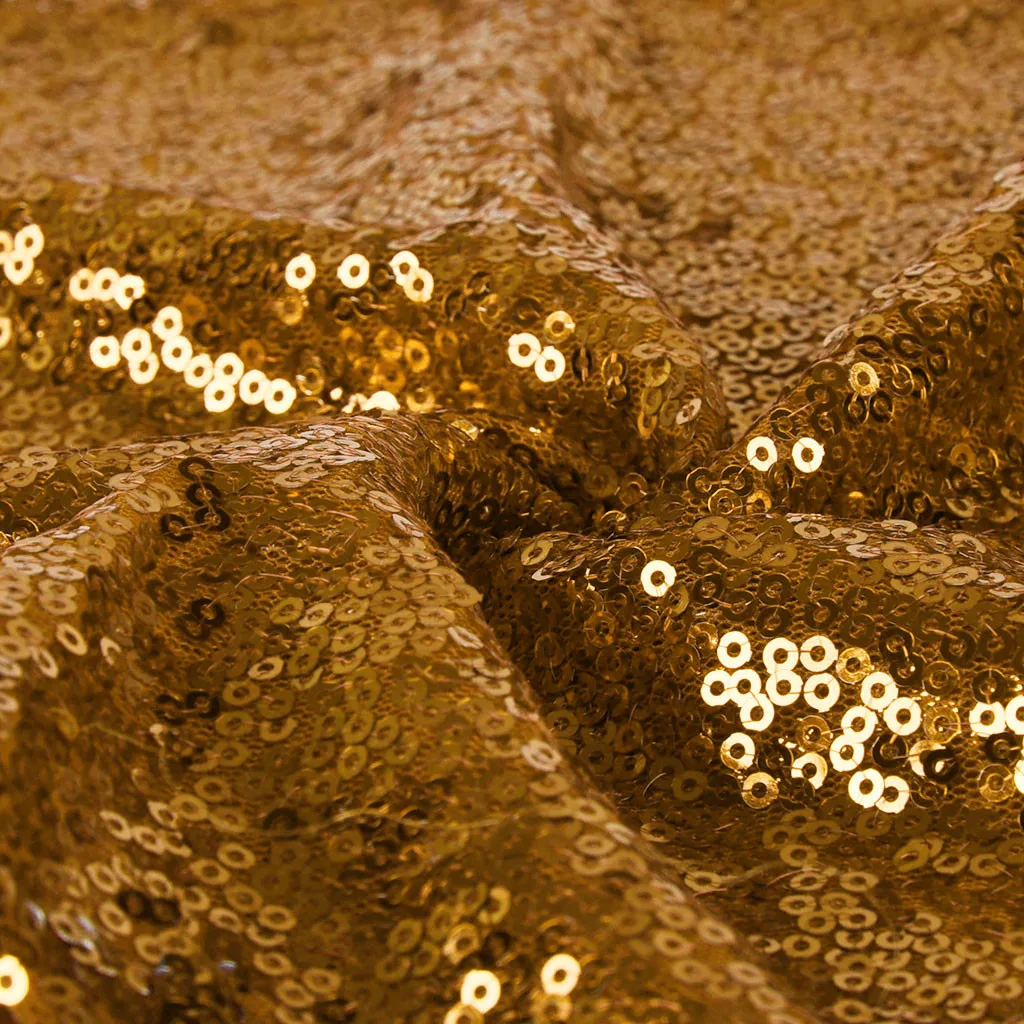 Золото скатерти с пайетками ткань блестками Круглый прямоугольный вышитые для