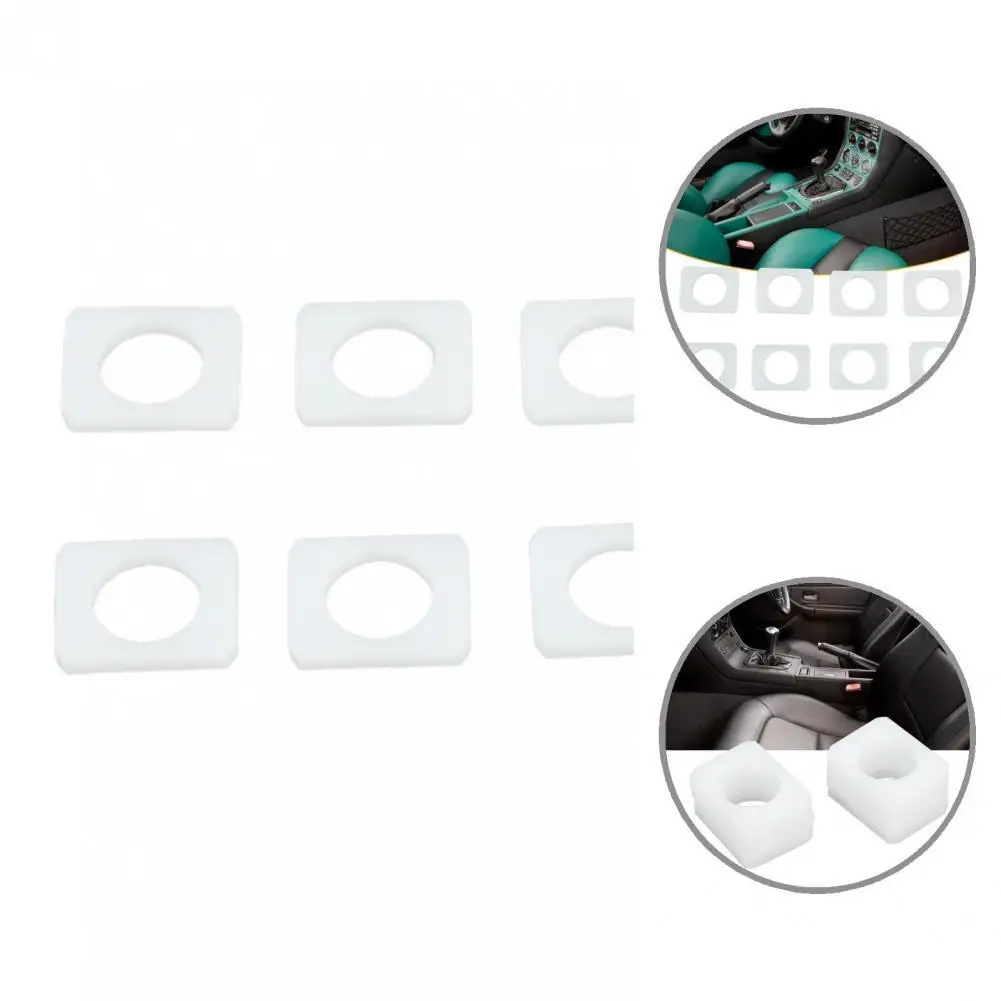 

White 8Pcs Lightweight ABS Sturdy Seat Bushings White 8Pcs Lightweight ABS Sturdy