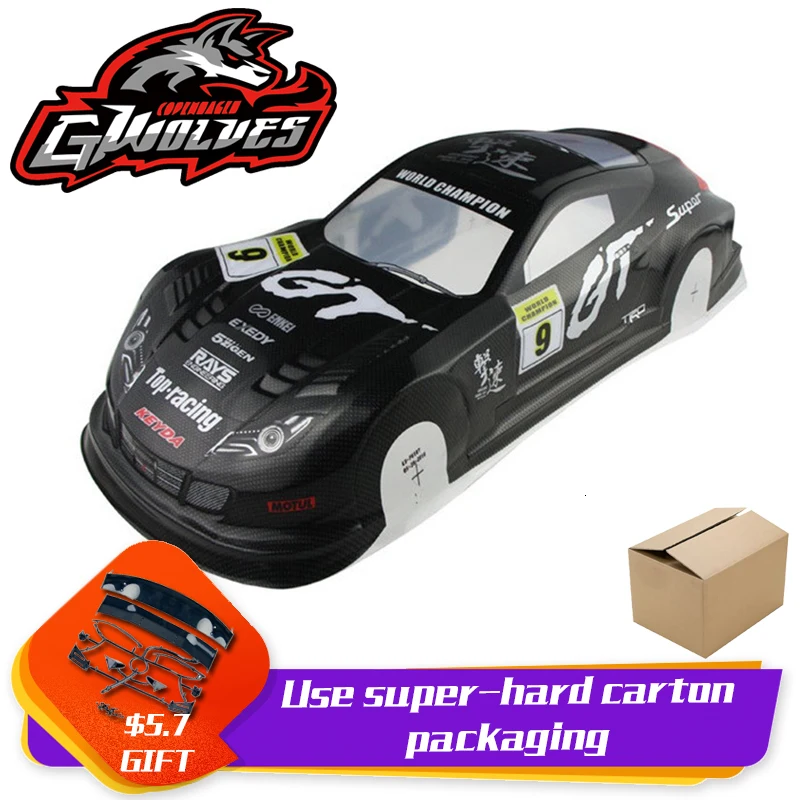 37 видов 1/10 RC автомобиль 195/190 мм ПВХ Окрашенный корпус с хвостом для 1:10 RC хобби гоночный Дрифт автомобиль hsp yokomo hpi ZD TAMIYA