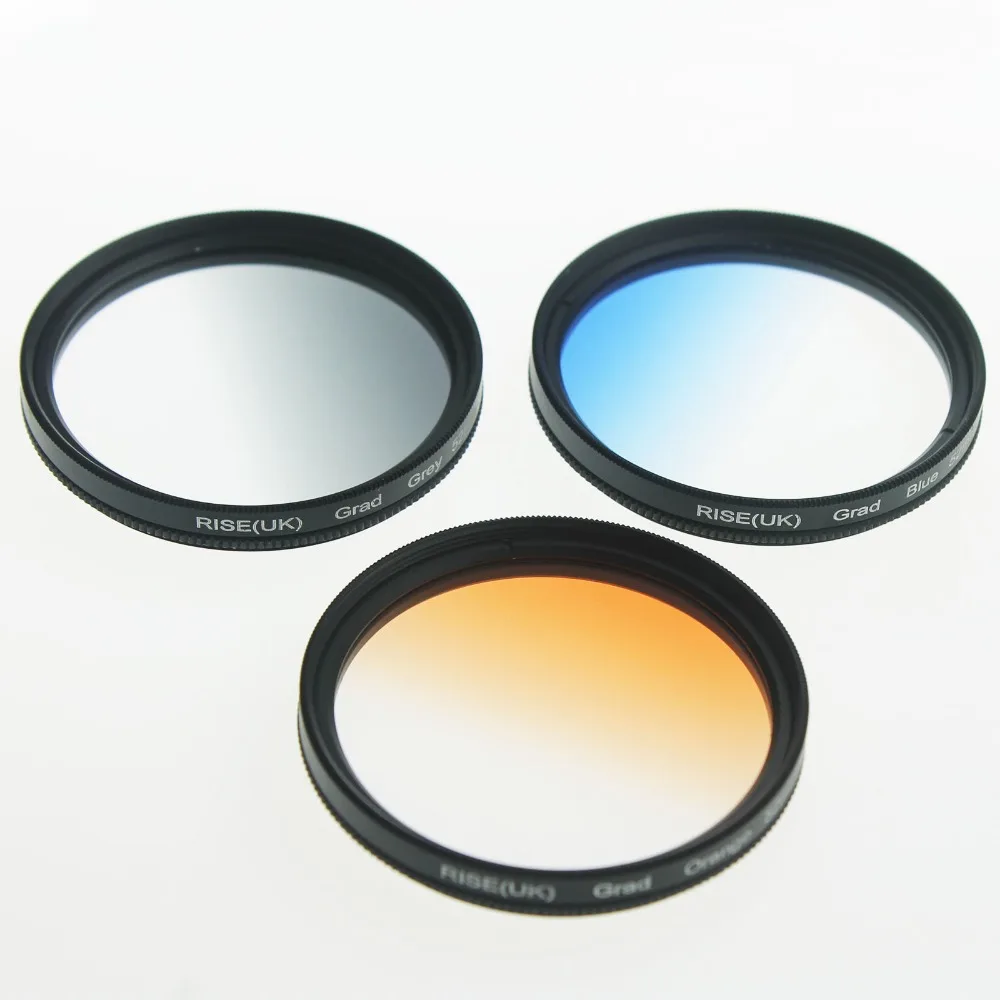 1pcs 58mm Rotating Grad Graduated Color Lens Filter for Canon EOS 700D 600D 550D Nikon DSLR SLR Camera | Электроника