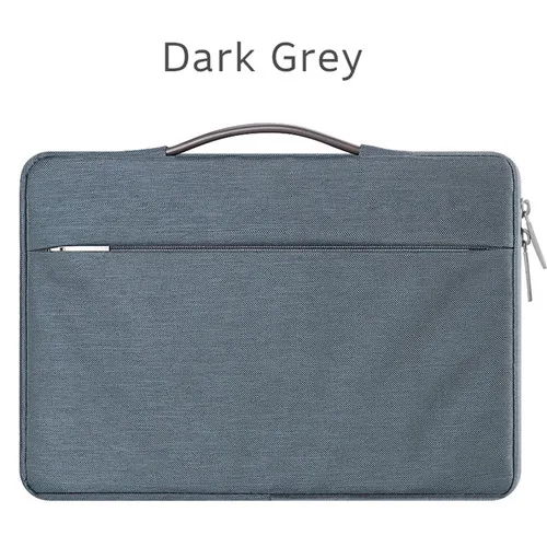Dark Grey Бренд anki чехол для ноутбука 1", 13", 1", 15, 15,6 дюймов, ручная сумка для Macbook Air Pro 13,3", 15," - Цвет: Dark Grey