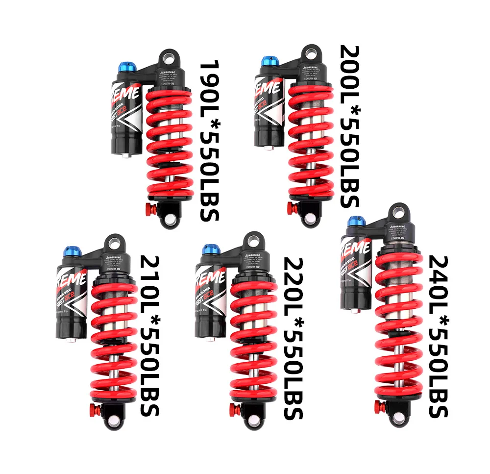 

Fastace Bike Shock Absorber BDA53RC Aluminum Alloy Bicycle Spring Shock Absorber Hydraulic Spring Shock Absorber Cycling Parts