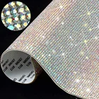 24x20 см украшения Стразы Кристалл Наклейка Лист Сделай Сам самоклеящийся автомобиль планшет Декор стены самоклеящийся бриллиант