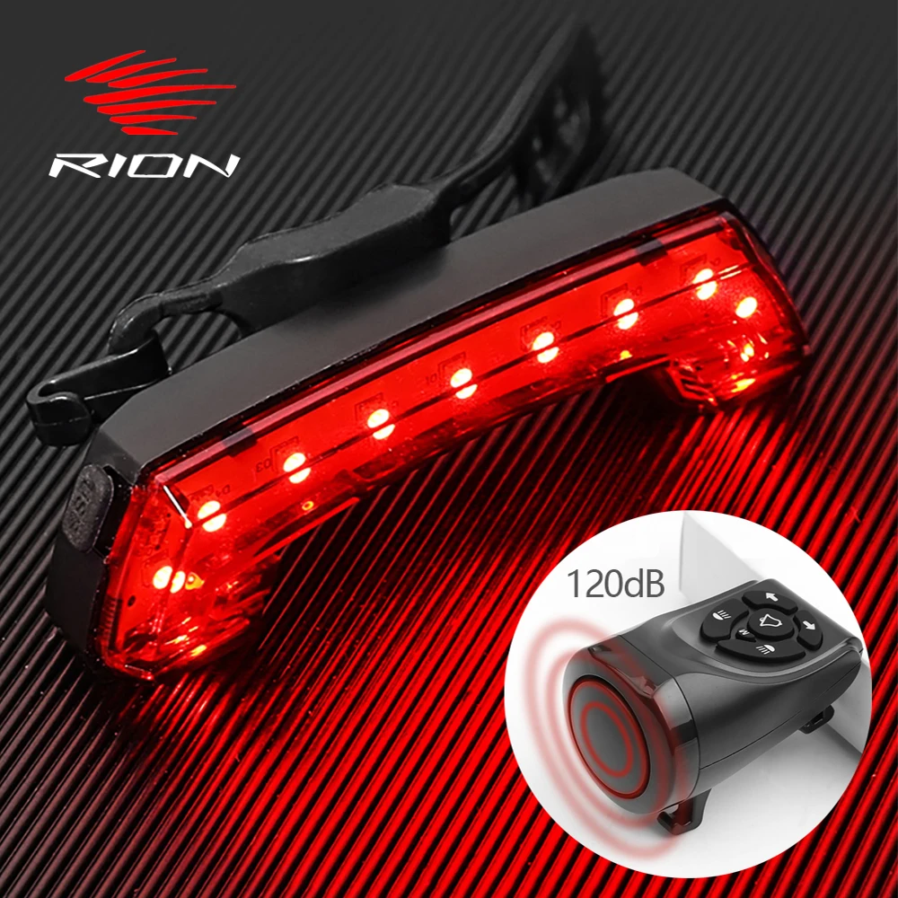 

Задний фсветильник велосипедный беспроводной с пультом ДУ и электронным звуковым сигналом