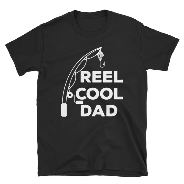 

Мужская крутая футболка с катушкой для папы, рубашка для рыбалки, подарок на день отца