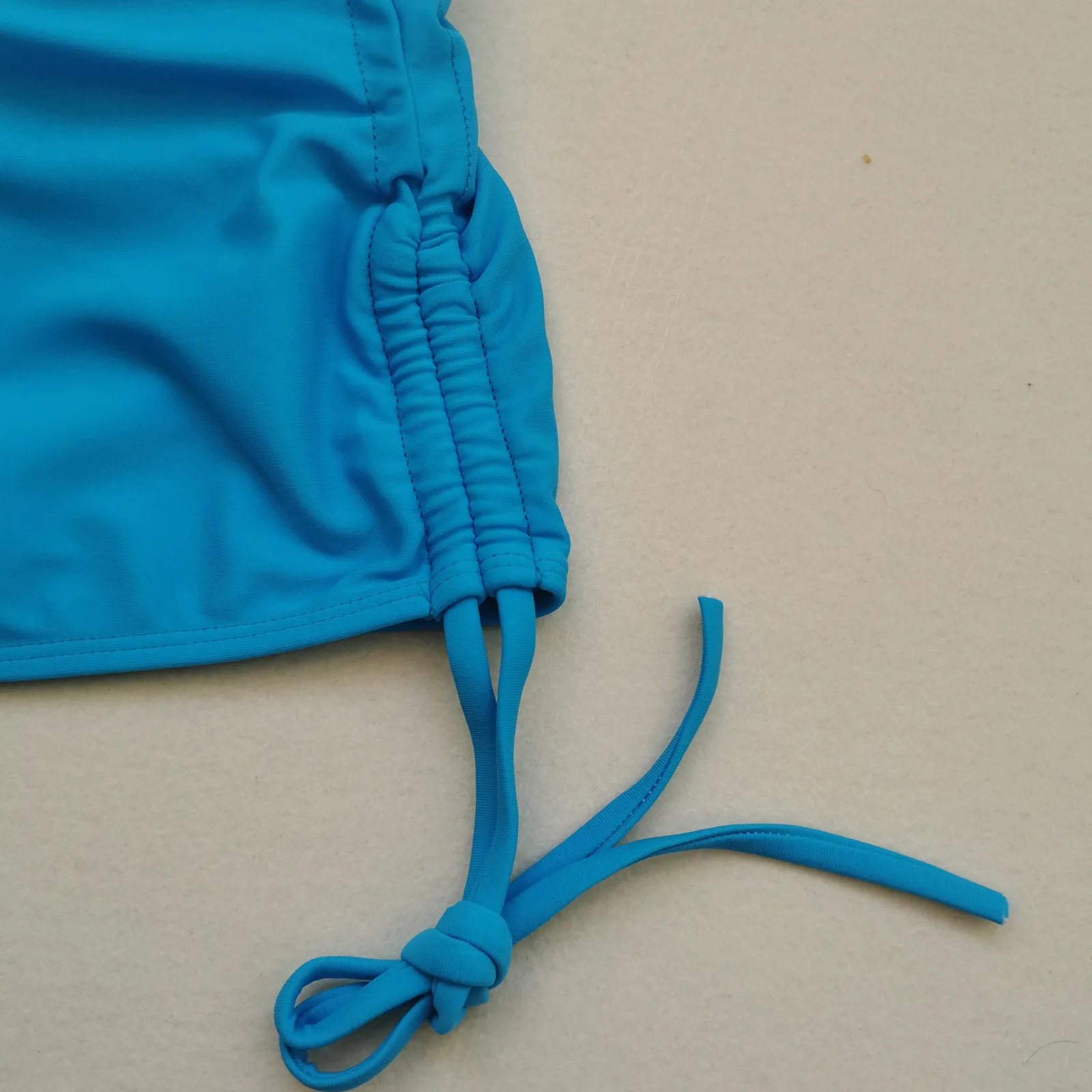 

Bikini Set Swimwear Biquini Solid Women Sexy Beach Tube Top Swimsuit Halter String Bathing Suit Push up Sexy Brazilian Bikini