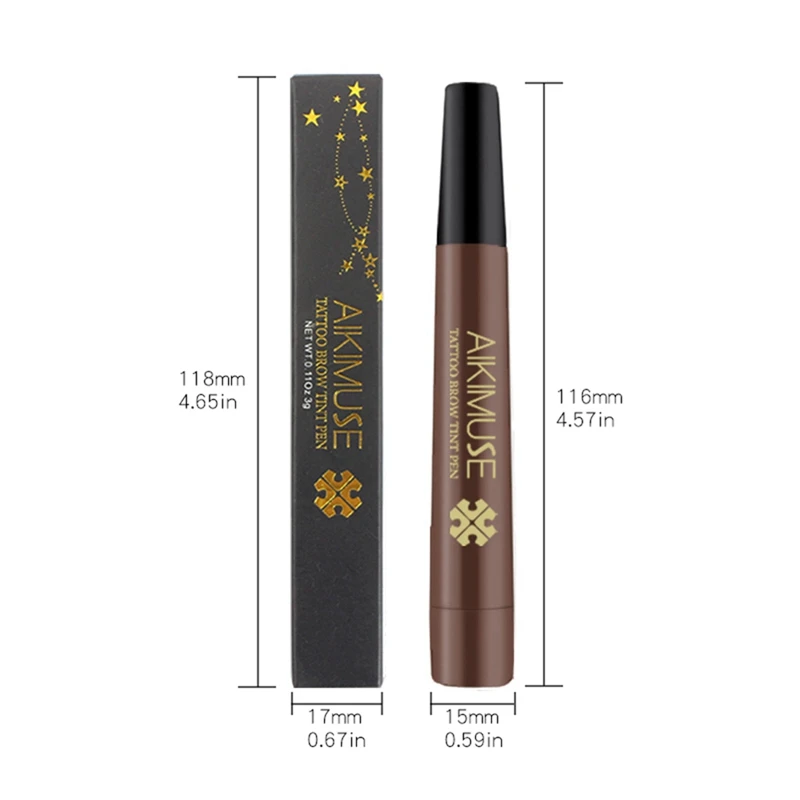 

Recommend Liquid Eyebrow Pen Long-lasting Smudge-proof 4-tips Tattoo Eyebrow Pencil