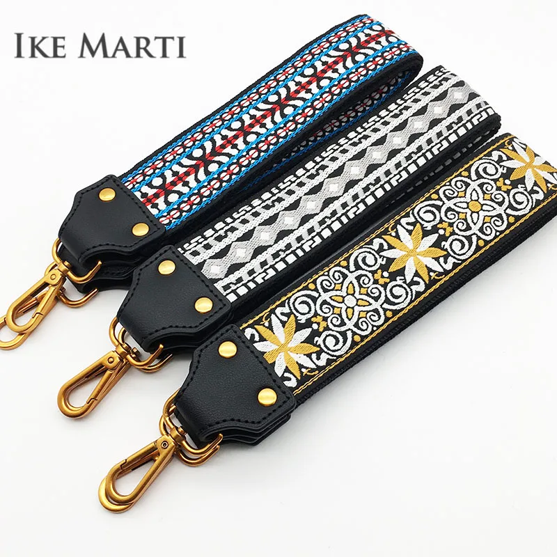 Широкий ремешок для сумки с вышивкой Модный женский сумочки аксессуары сумок