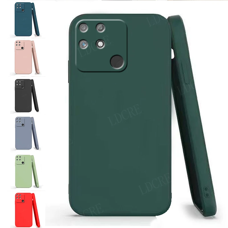 

For Cover OPPO Realme Narzo 50A Case For Realme Narzo 50A Capas Shockproof Full TPU Soft Cover For Realme Narzo 50i 50A Fundas