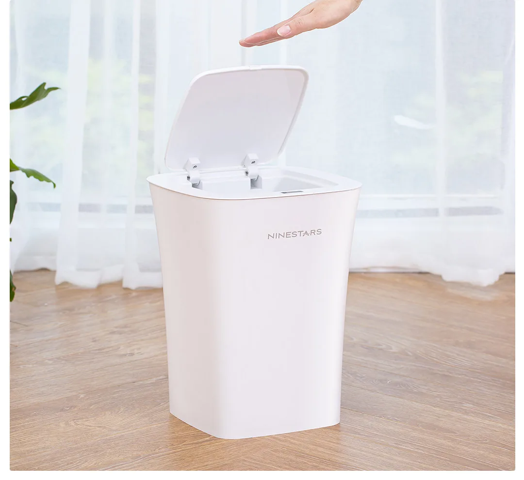 Xiaomi NINESTARS водонепроницаемый индукционный мусорный бак 10 литров IPX3 жизни водонепроницаемый индукционный открытие регулируемое расстояние
