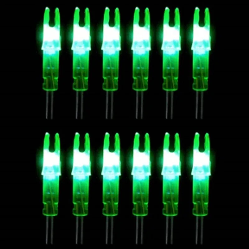 

6.2mm Automatically Lighted Red Green Led Arrow Nock For Archery Hunting Shooting