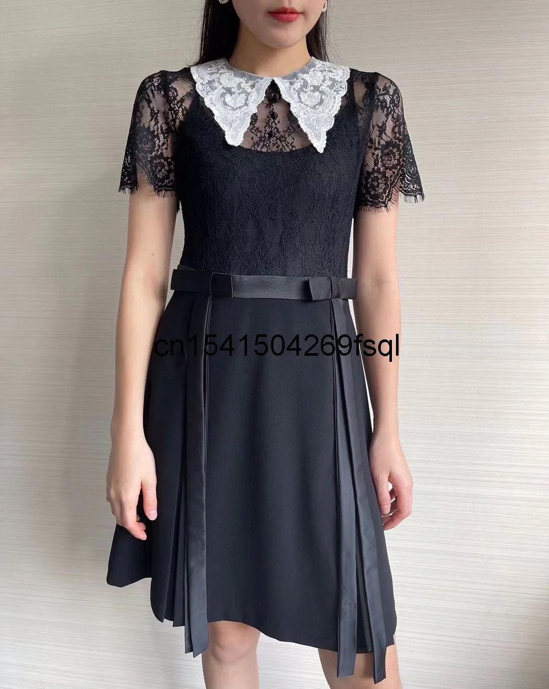 

Женское кружевное платье до колен, роскошное модельное платье с цветочной вышивкой, лето 2021