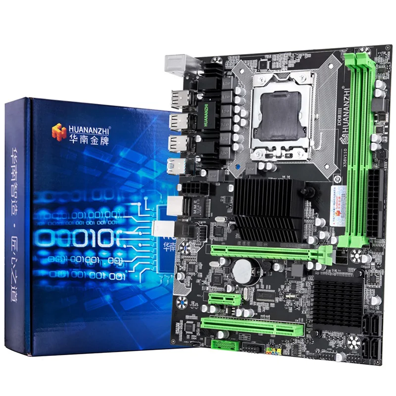Материнская плата HUANANZHI X58 Pro для X5675 X5680 X5690 USB3.0 ОЗУ DDR3 2 канала макс. 2x16 Гб памяти |