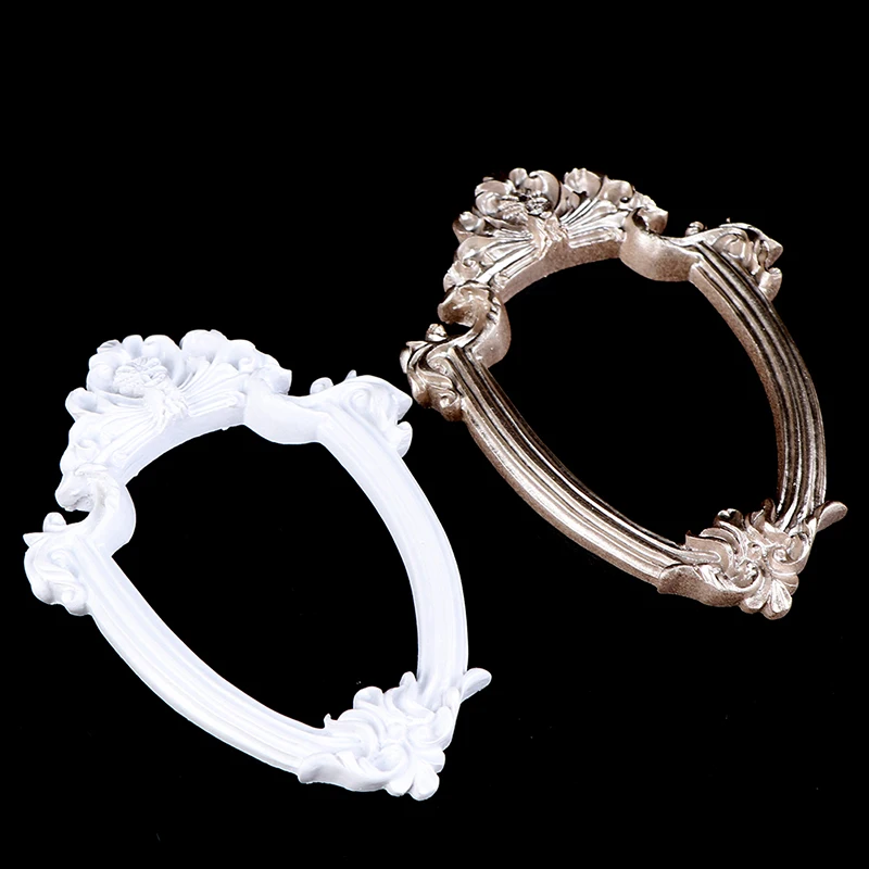 Золотая фоторамка в стиле ретро украшение для ногтей дома фотография фоновая