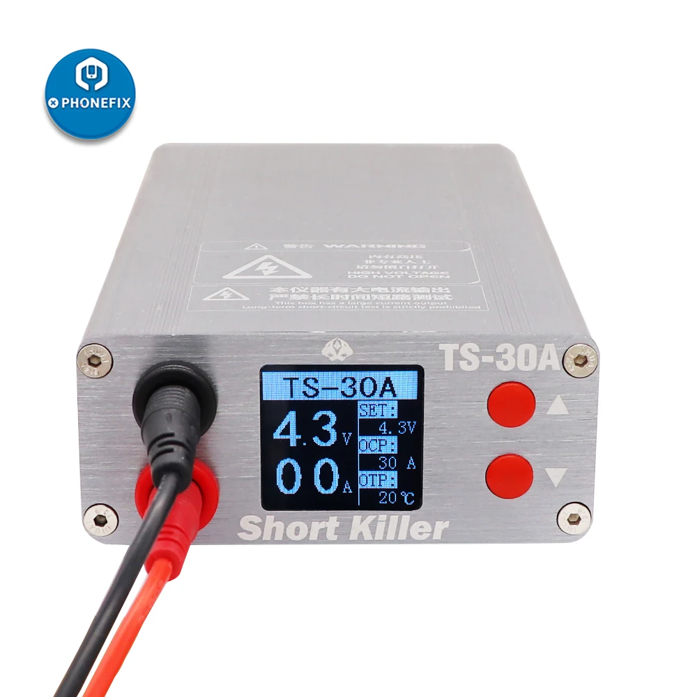 TS-30A TS-20A Short Killer PCB Short Circuit Fault Diagnosis Instrument for iPhone Repair Short-circuit Burning Detector Box