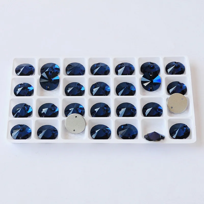 

SW 3200 Стразы для шитья из хрустального стекла Монтана с плоской задней стороной с 2 отверстиями, стеклянные камни для шитья, хрустальные стразы для одежды
