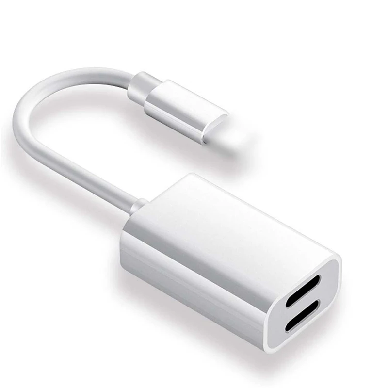 AAAE топ-2 в 1 аудио кабель адаптер для iPhone 7 8 Plus яблок интерфейс наушников