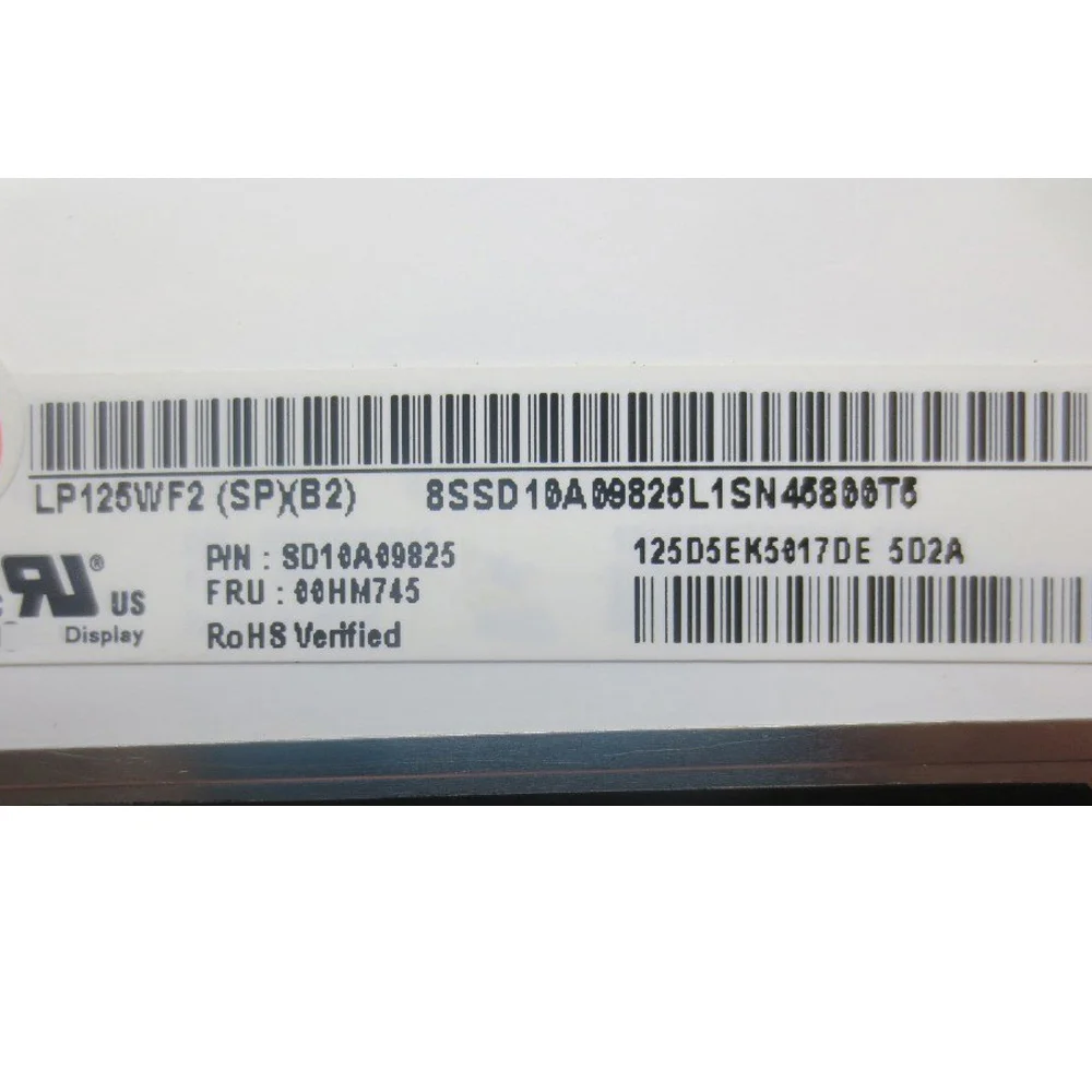 LP125WF2-SPB2 00HM745 FRU для lenovo Thinkpad x240 X250 x260 X270 X280 FHD ips экран ЖК-дисплей светодиодный для lg дисплей протестированный класс А
