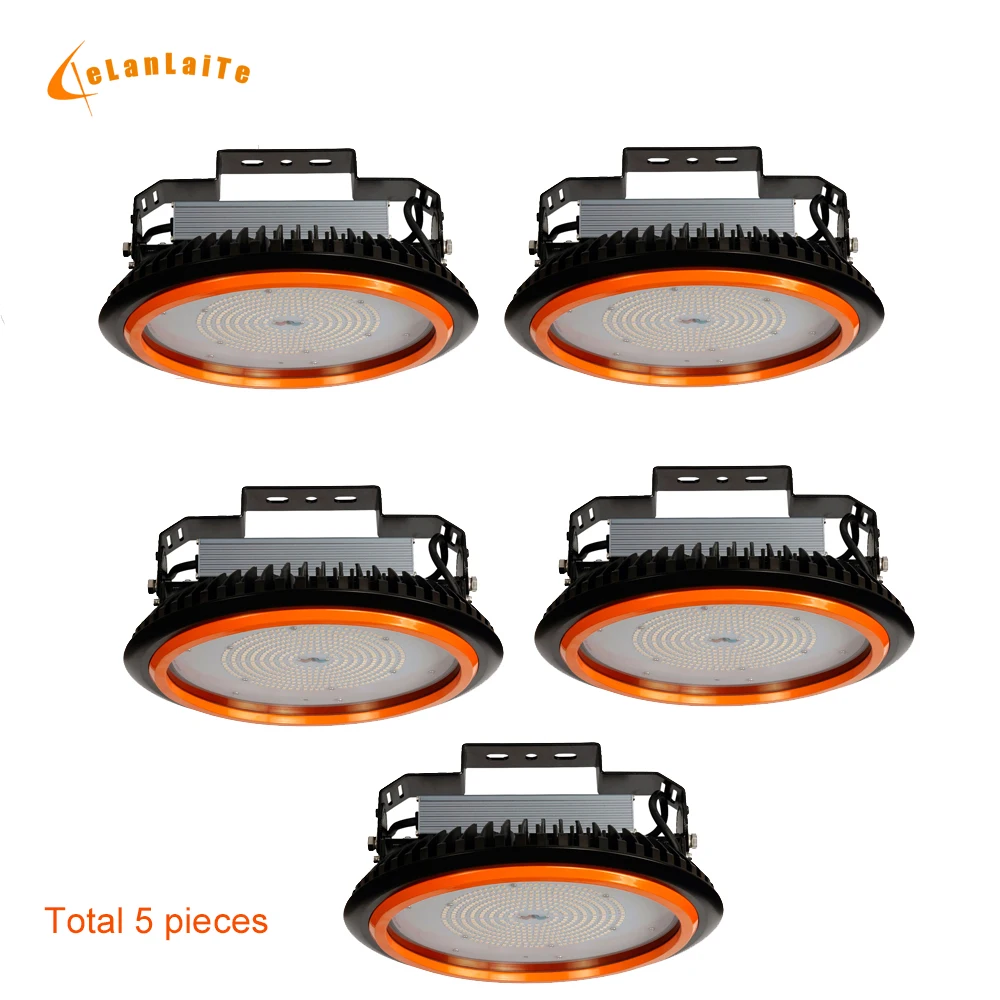 

GLITE 5pcs/lot 100w 150w 200w high bay lights industrial high power high bay light ul warehouse light with aluminum alloy