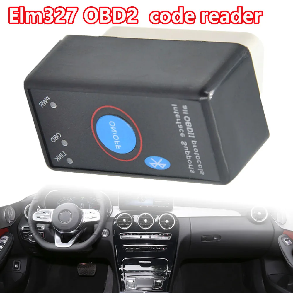 ELM327 V1.5 PIC18F25K80 чип OBD2 считыватель кодов Bluetooth выключатель питания вкл/выкл 12 В OBDII