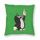 Чехол для маленькой Квадратной Подушки Krtek, домашние декоративные подушки для наведения родинок, подушка для дивана с двусторонним принтом