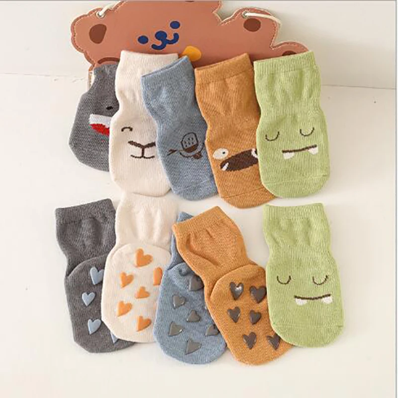 

Spring And Summer New Children's Tube Socks Anti-skid Dispensing Baby Floor Early Teaching Step Trampoline Socks For 0-5 Year
