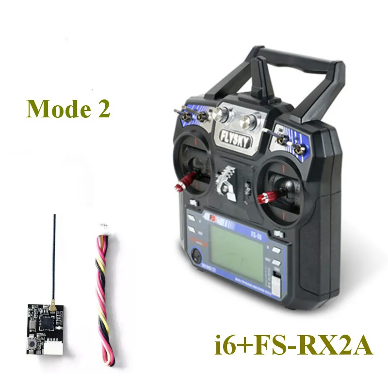 Mode 2 i6 RX2A ProV1 FLYSKY FS-i6 i6 2,4G 6CH передатчик AFHDS с iA6B X6B A8S R6B iA10B приемник Радиоконтроллер для RC FPV Дрон самолет - Цвет: Mode 2 i6 RX2A ProV1