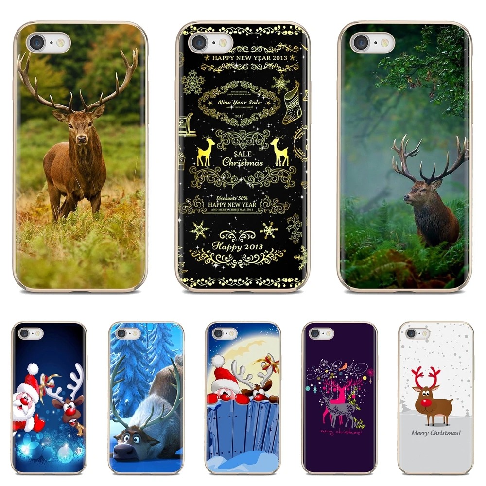 Чехол с рождественскими животными Дикий Лось олень мягкий чехол для Huawei Nova 2 2i 3 3i