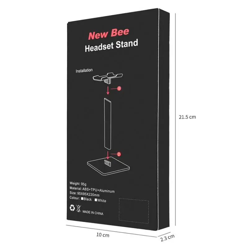

Aluminum Headphone Stand Headset Holder Desk Display Holder Rack For Gamers Gaming PC Accessories Solid Base Universal Hanger