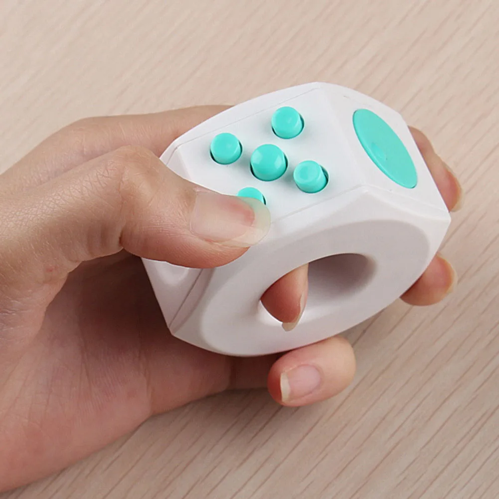 Plastic Vent Toy Boredom Finger Toys Office Stress Relief Hands Kids 6 Sides Anti Cube Spinner Creativetoys | Игрушки и хобби