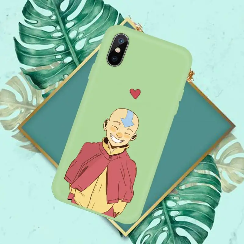 

The last airbender Phone Case Candy Color for iPhone 11 12 mini pro XS MAX 8 7 6 6S Plus X SE 2020 XR