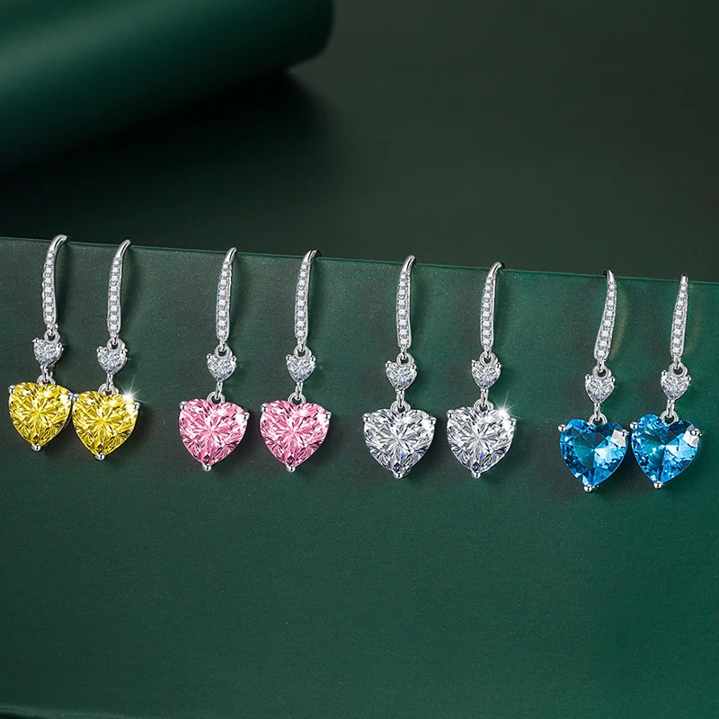 

Женские серьги из серебра 925 пробы, с цирконом, 4 цвета