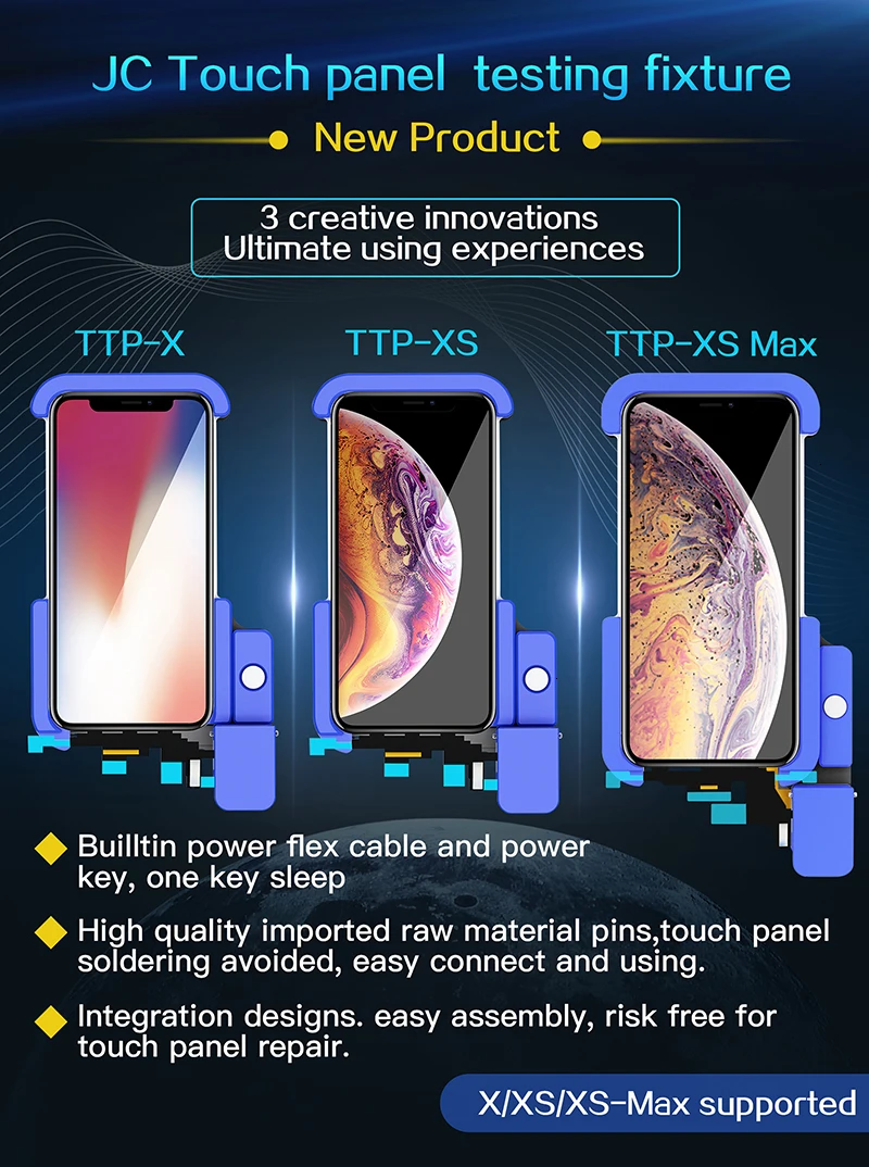 ЖК-тестер JC для сенсорного экрана X XS MAX | Мобильные телефоны и аксессуары