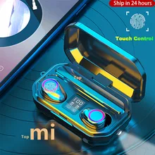 TWS Bluetooth 5.0 Earphones 3000mAh Charging Box Sports Waterproof Headphone 9D Stereo Earbuds Headsets power bank Headsets