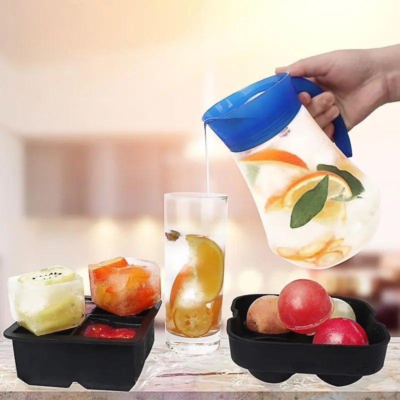 Домашний кухонный инструмент для выпечки брикет с 4 отверстиями силиконовая