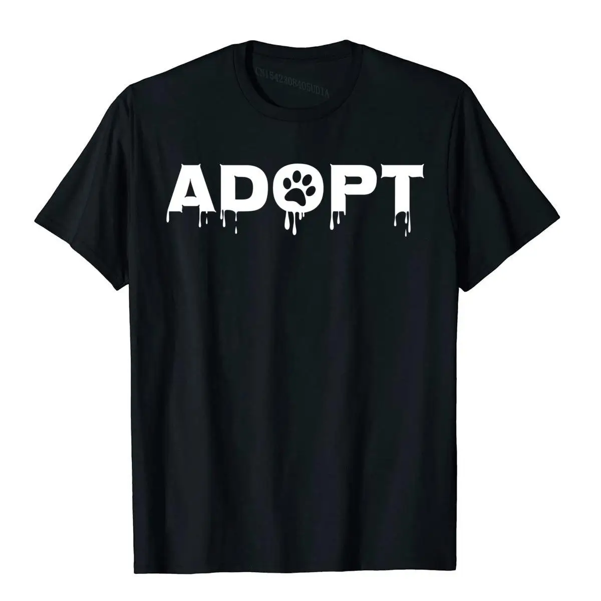Adopt And Rescue Dog Cat For Animal Lover Oversized Tees Tops T Shirt Brand England Style Cotton Men's Top T-Shirts Custom |