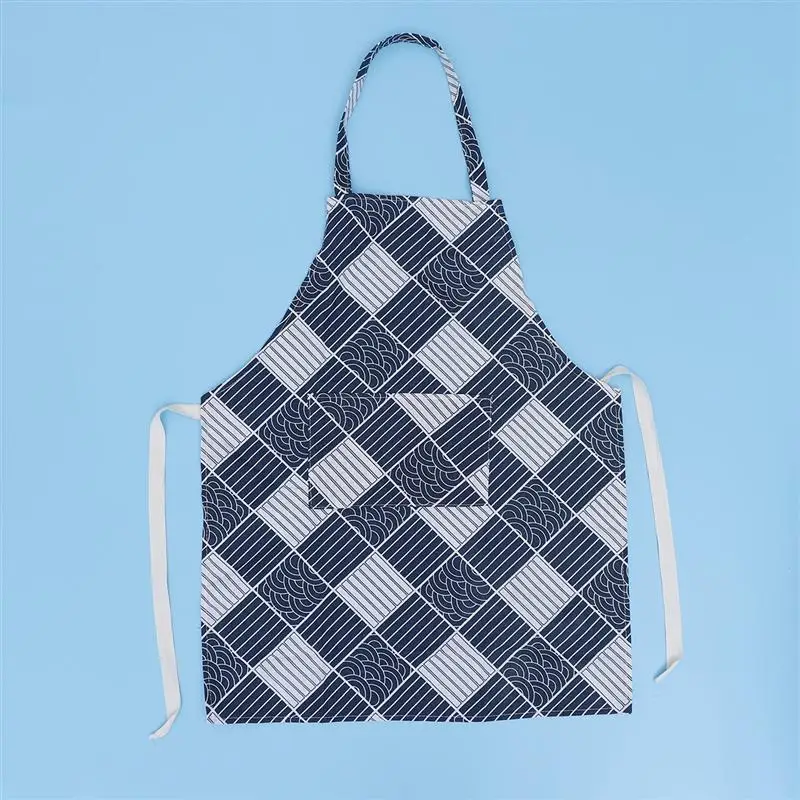 1PC Cleaning Apron Double Pocket Dirt Proof Oilproof Cooking Pinafore Adjustable Hanging Neck for Home Kitchen | Дом и сад