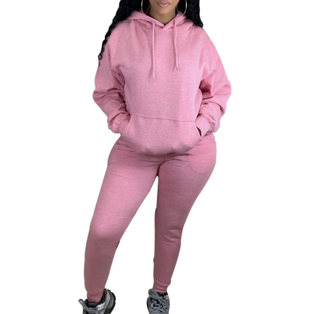 Осенний спортивный костюм с длинным рукавом плотные толстовки капюшоном длинные