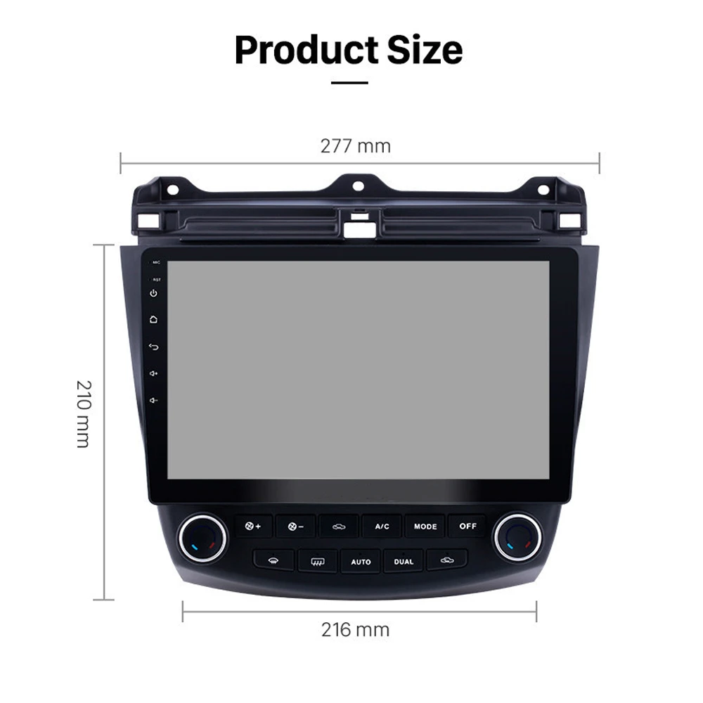 Автомагнитола 2 din + 32 ГБ Android 10 1 для Honda Accord 7 2003-2007 GPS-навигация без dvd | Автомобили и