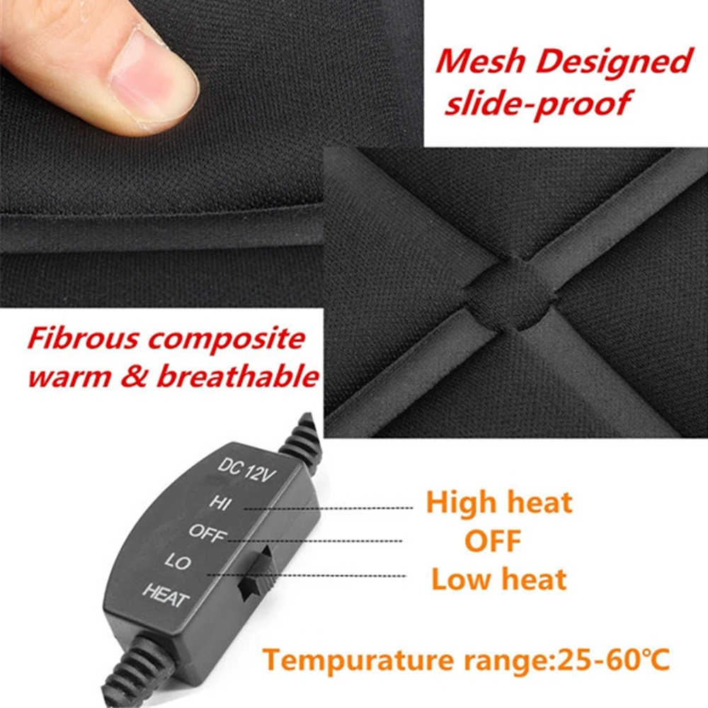 Автомобильная подушка для сидений с подогревом 2 в 1 12 В | Автомобили и мотоциклы