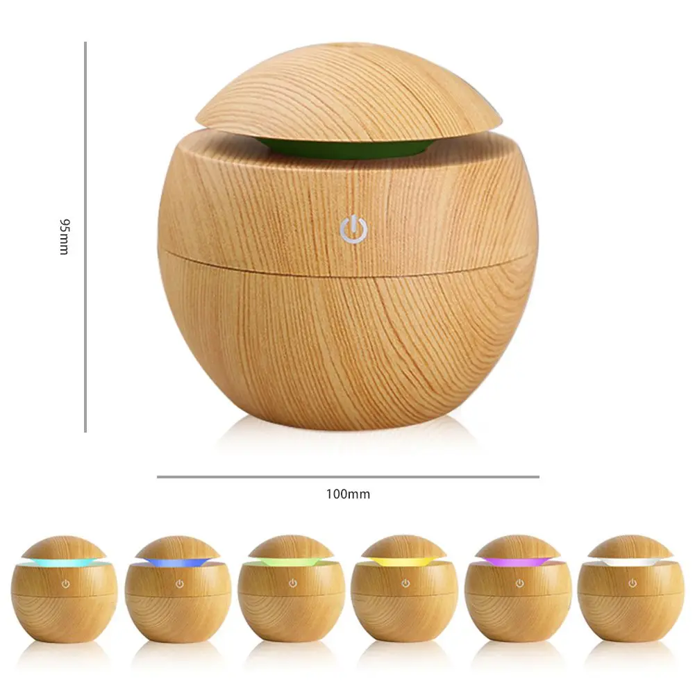 

USB Aroma Humidifier ESSential Oil Diffuser Ultrasonic Cool Mist Humidifier Air Purifier 7 Color Change LED Night light
