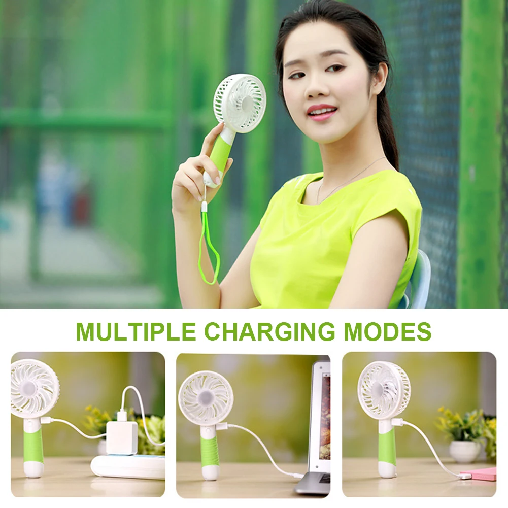 

School Multifunction Cooling Electric Mini Fan Camping Office USB Rechargeable Handheld Home Student Summer Outdoor Gift