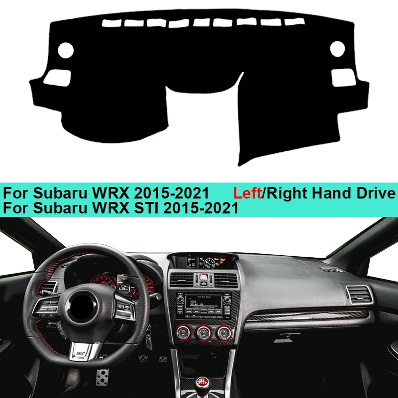 Накладка на приборную панель автомобиля, ковер, накидка для Subaru WRX 2015-2021, автомобильная Солнцезащитная Накладка для Subaru WRX STI 2015-2021