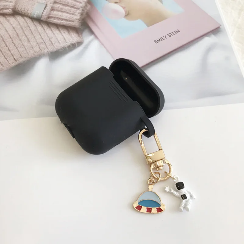 Роскошная Милая подвеска Звезда Луна для Apple Airpods 1 2 аксессуары чехол наушников