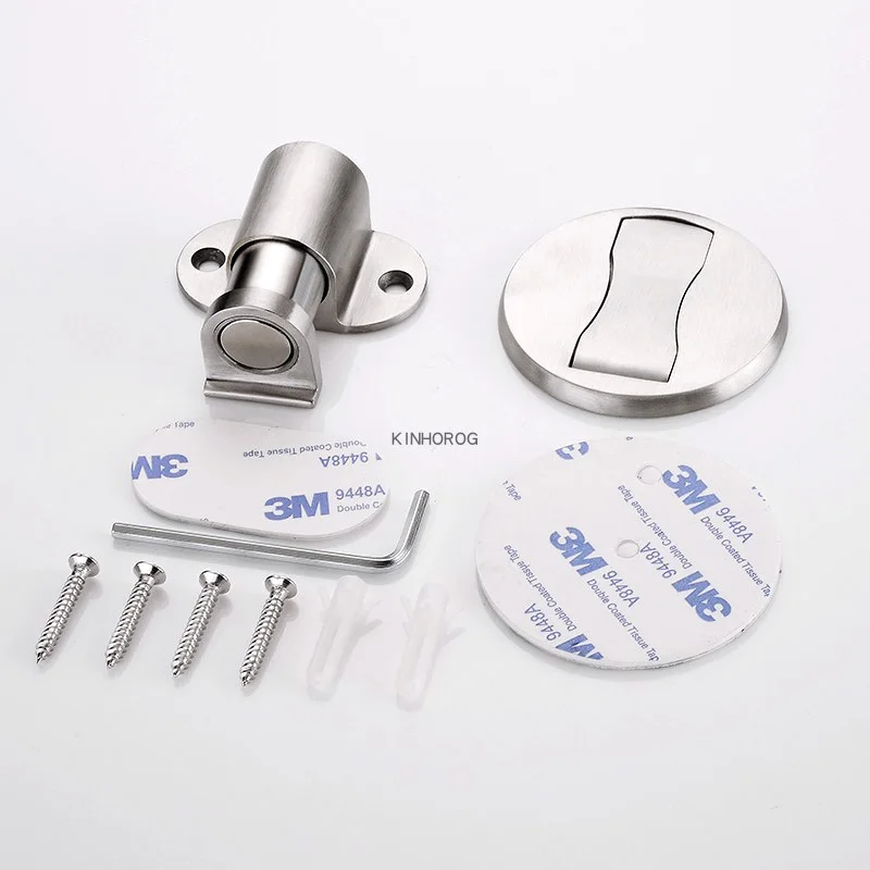 Магнитные дверные упоры из нержавеющей стали регулируемые магнитные Упоры для