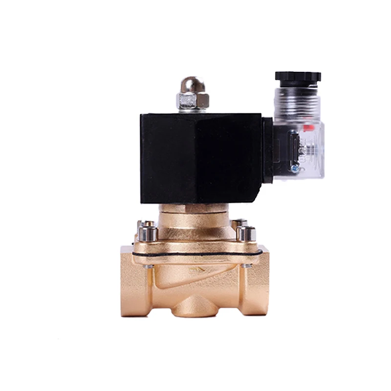 

1/2"3/4" 1" 2" Normally Closed Brass 24VDC 12VDC 110VAC 220v Waterproof Solenoid Valve