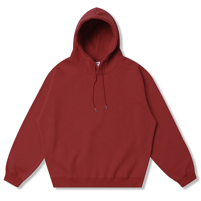 

Mens Autumn Oversize Plain Fleece Hoodie Unisex Loose Harajuku Hoodies Solid Color Sweatshirt Male Casual Cotton Tops Pullover