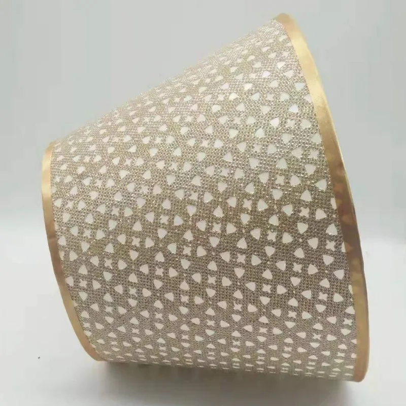 30 см E27 затемненные лампы в стиле АР деко для настольных ламп золотой тканевый