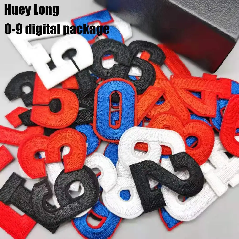 Числом 0 9 костюм маленький размер одежды заплата вышивки ткань для глажения