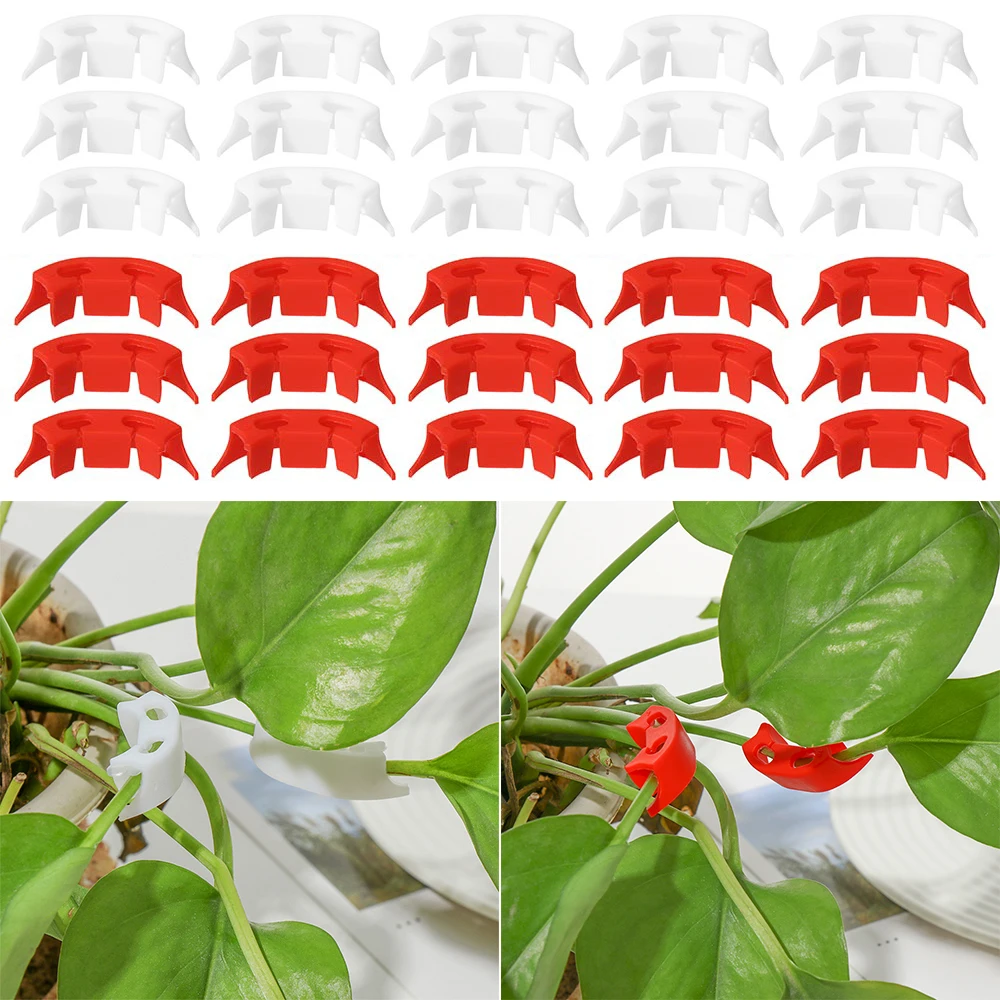 100 шт. многоразовые зажимы для растений 90 градусов | Дом и сад